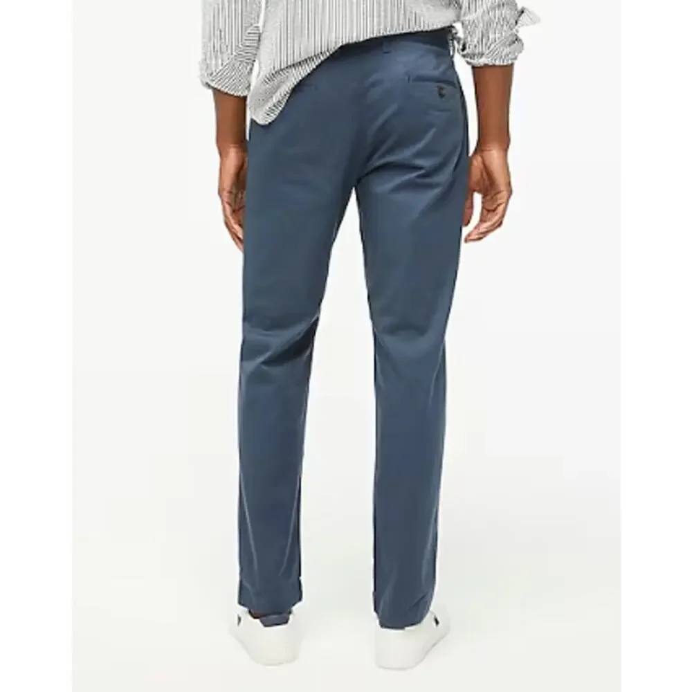 J.Crew Straight Fit Flex Chino Pant W 38 L32 Overcast Blue